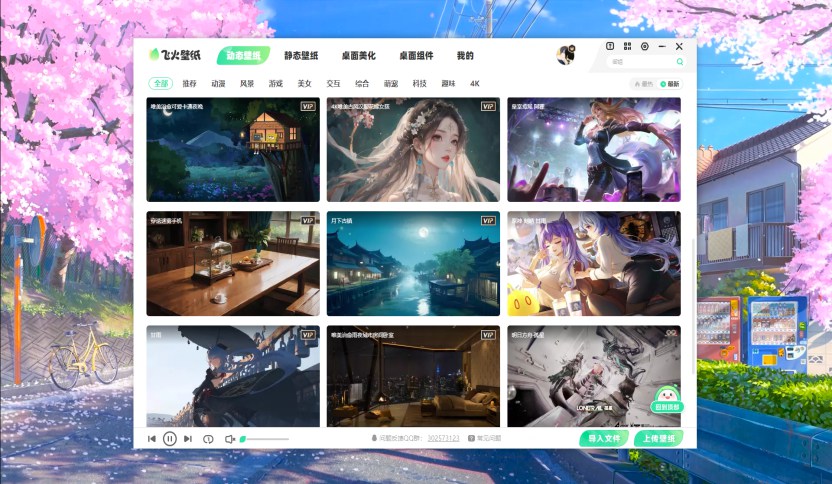 飞火动态壁纸PC版软件-飞火动态壁纸电脑下载安装软件截图3