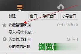 猎豹安全浏览器网络收藏夹同步方法